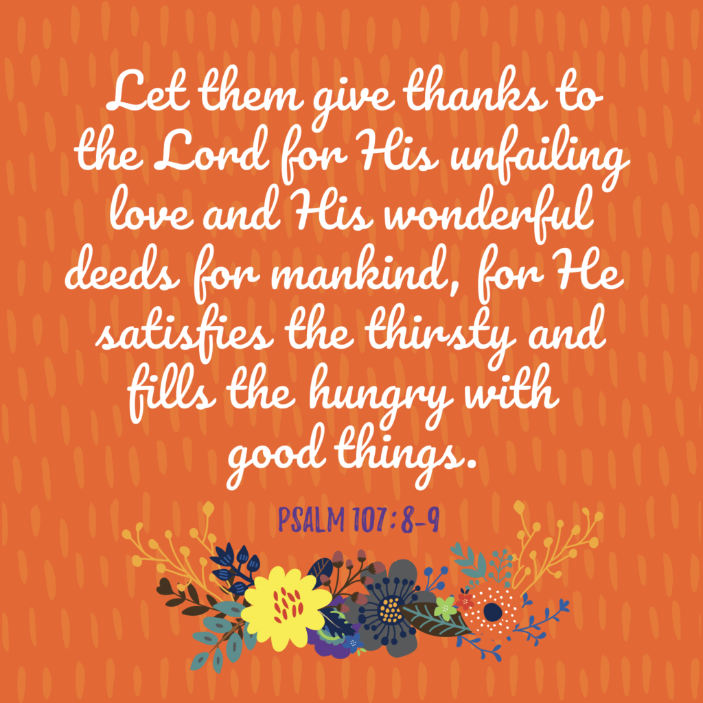 Thanksgiving – Remember the Beatitudes – Living Stones Fellowship
